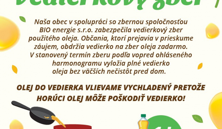 Úradná tabuľa / Vedierkový zber - foto