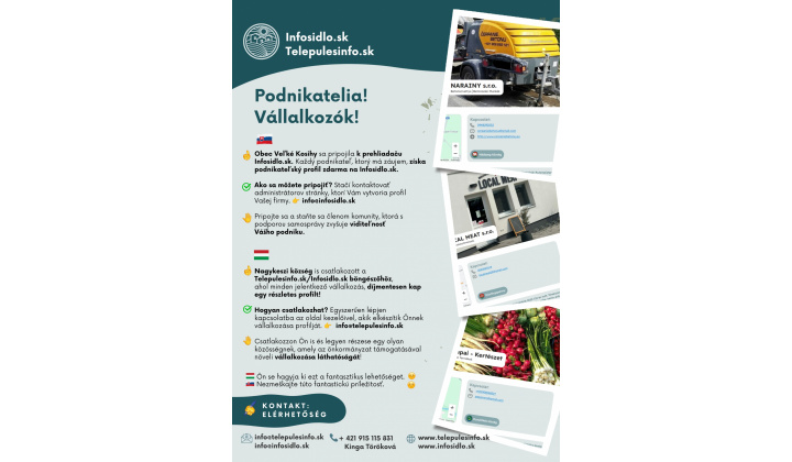 Fotka pre článok Podnikatelia! Vállalkozók!